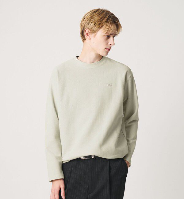 BEAUTY&YOUTH UNITED ARROWS「＜LACOSTE for BEAUTY&YOUTH＞ ワントーン ロングスリーブ カットソー」|Tシャツ・カットソー|