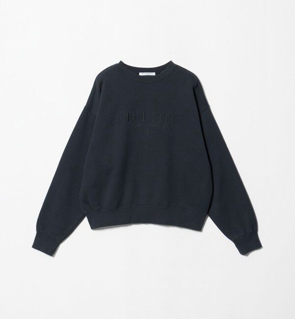 BEAUTY&YOUTH UNITED ARROWS「コットン裏毛 ロゴスウェット プルオーバー」|スウェット・ジャージ|NAVY