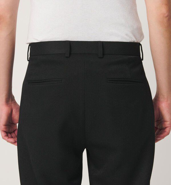 BEAUTY&YOUTH UNITED ARROWS「【WEB限定 WARDROBE SMART】 ウールライク ステルスポケット 1P セミワイド パンツ」|チノ|