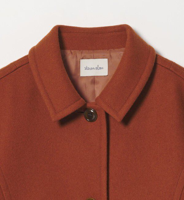 STEVEN ALAN「＜Steven Alan＞ウール ショート コート」|ステンカラーコート|
