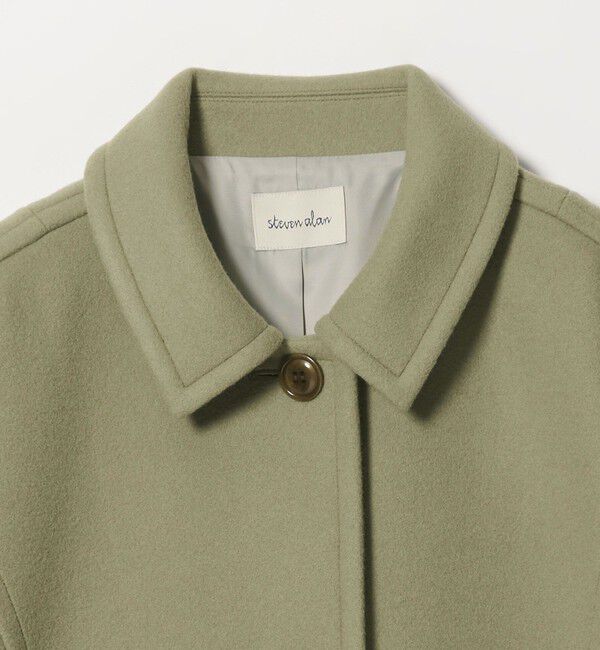 STEVEN ALAN「＜Steven Alan＞ウール ショート コート」|ステンカラーコート|
