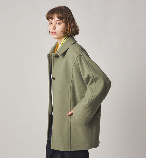 STEVEN ALAN「＜Steven Alan＞ウール ショート コート」|ステンカラーコート|