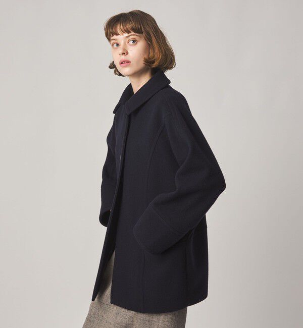 STEVEN ALAN「＜Steven Alan＞ウール ショート コート」|ステンカラーコート|