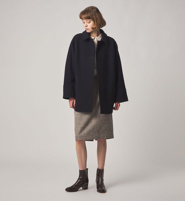 STEVEN ALAN「＜Steven Alan＞ウール ショート コート」|ステンカラーコート|