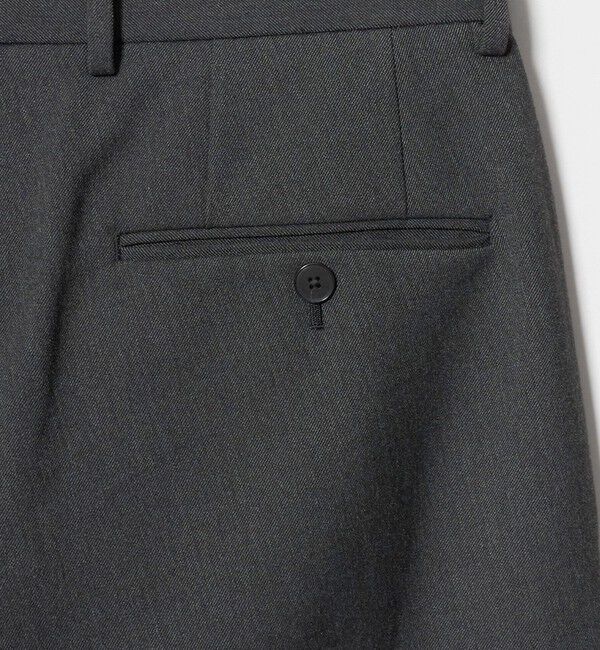 BEAUTY&YOUTH UNITED ARROWS「アルガン トロ 1プリーツ テーパード パンツ NO.7 タテヨコストレッチ」|チノ|