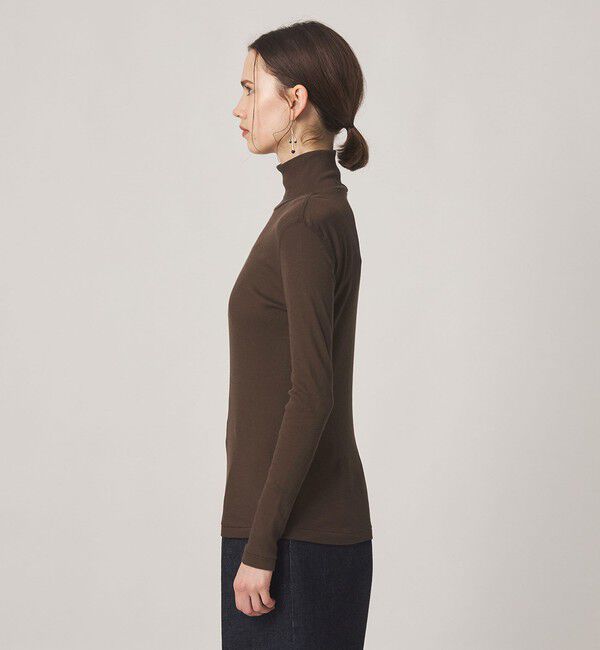 STEVEN ALAN「＜Steven Alan＞コットン シルク リブ タートルネック プルオーバー」|Tシャツ・カットソー|