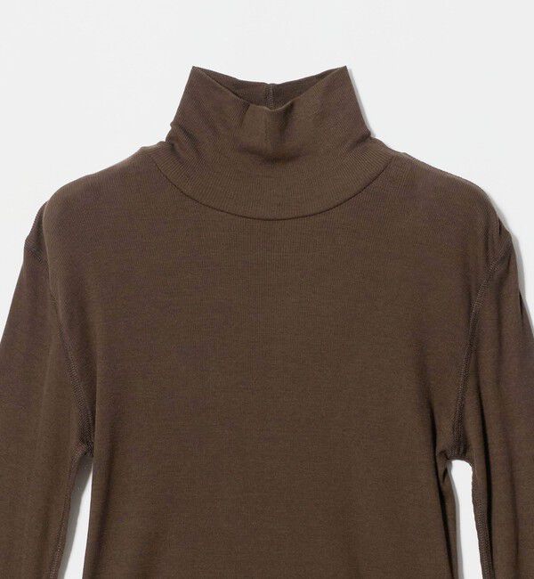 STEVEN ALAN「＜Steven Alan＞コットン シルク リブ タートルネック プルオーバー」|Tシャツ・カットソー|