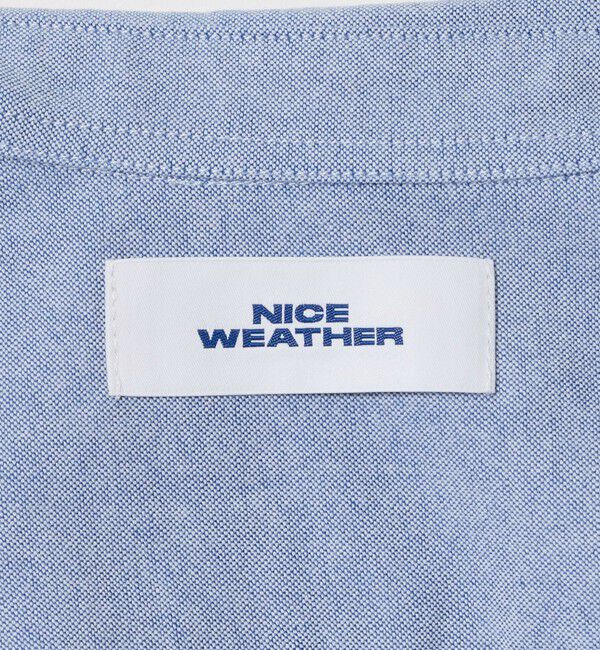 NICE WEATHER「＜NICE WEATHER＞オックスフォード シャツ」|シャツ・ブラウス|