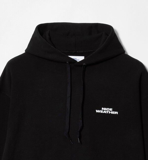 NICE WEATHER「＜NICE WEATHER＞ロゴ プルオーバー フーディ」|スウェット・ジャージ|