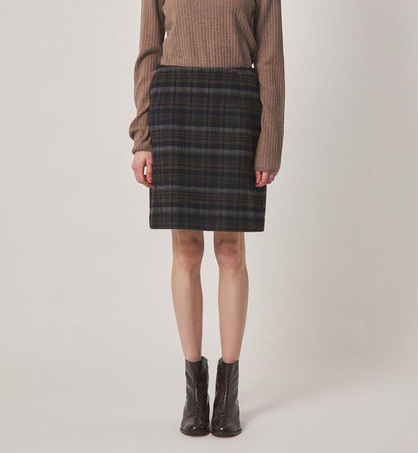 STEVEN ALAN「＜Steven Alan＞チェック ミニ スカート」|スカート|