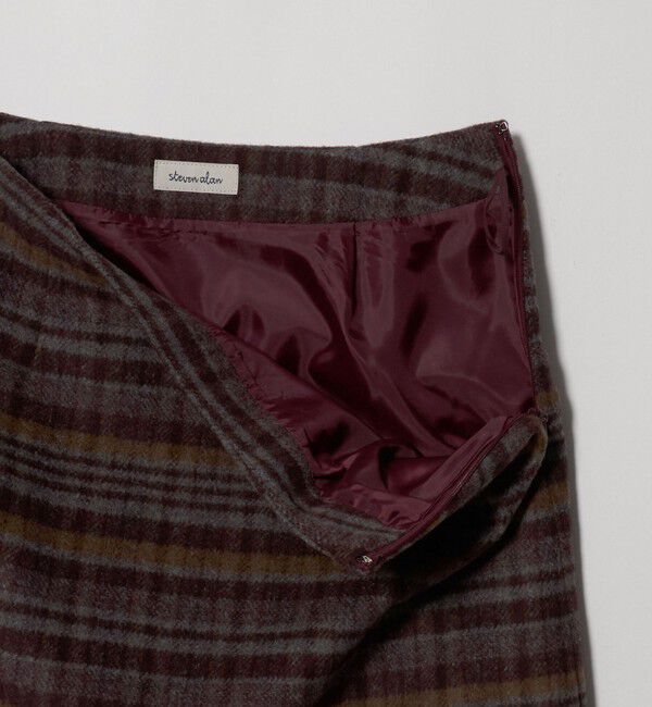 STEVEN ALAN「＜Steven Alan＞チェック ミニ スカート」|スカート|