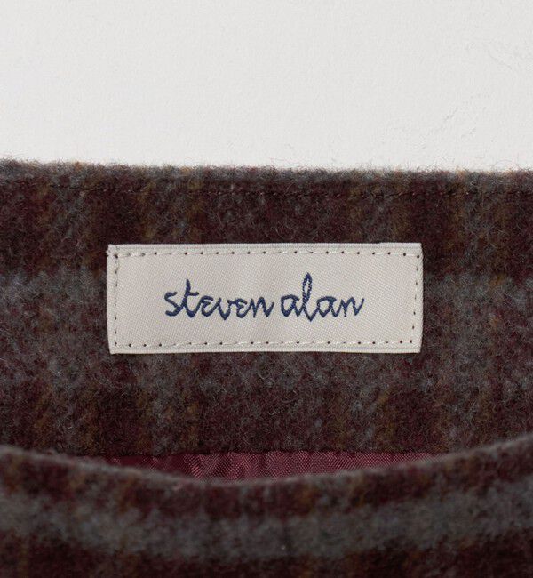 STEVEN ALAN「＜Steven Alan＞チェック ミニ スカート」|スカート|