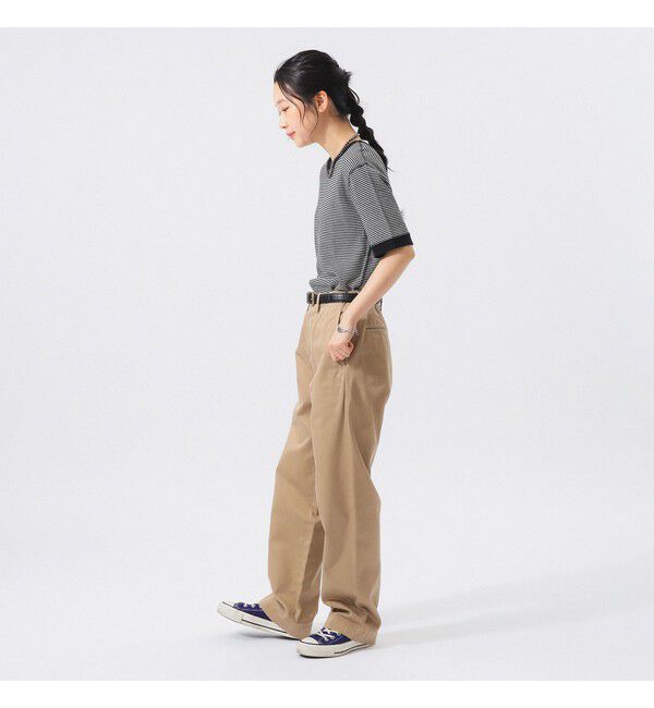 BEAMS SELECTION for WOMEN「【別注】Healthknit / ワッフル ボーダー Tシャツ」|Tシャツ・カットソー|