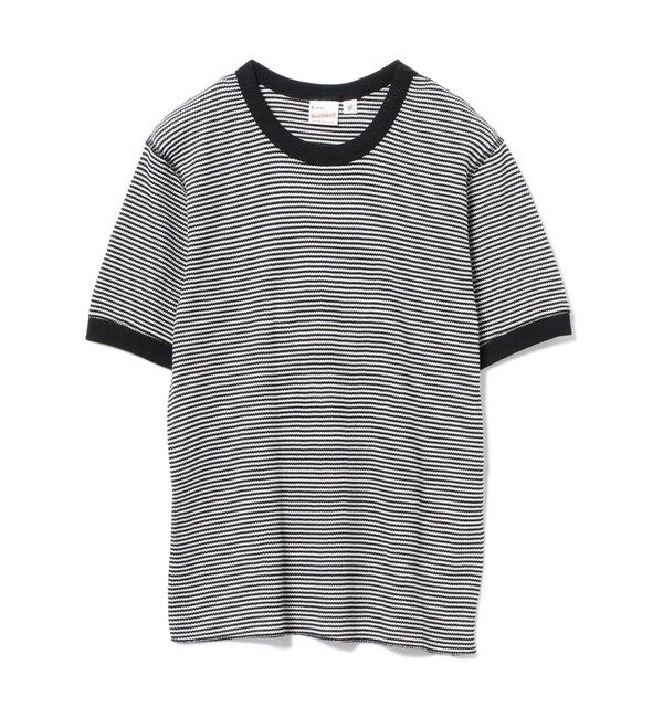 BEAMS SELECTION for WOMEN「【別注】Healthknit / ワッフル ボーダー Tシャツ」|Tシャツ・カットソー|