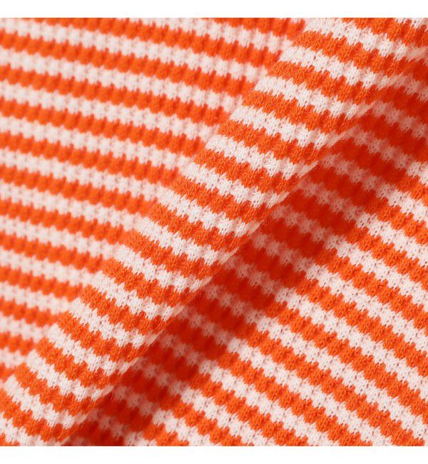 BEAMS SELECTION for WOMEN「【別注】Healthknit / ワッフル ボーダー Tシャツ」|Tシャツ・カットソー|