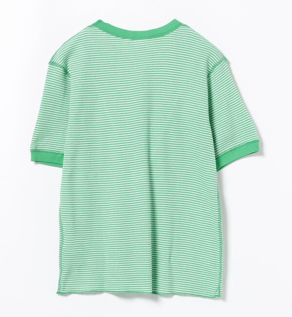 BEAMS SELECTION for WOMEN「【別注】Healthknit / ワッフル ボーダー Tシャツ」|Tシャツ・カットソー|