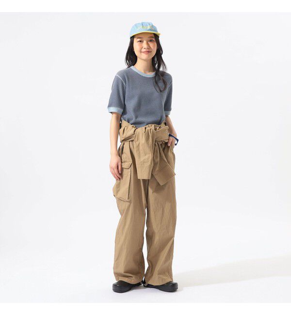 BEAMS SELECTION for WOMEN「【別注】Healthknit / ワッフル ボーダー Tシャツ」|Tシャツ・カットソー|