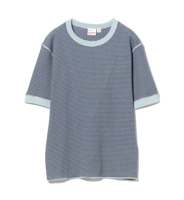 BEAMS SELECTION for WOMEN「【別注】Healthknit / ワッフル ボーダー Tシャツ」|Tシャツ・カットソー|