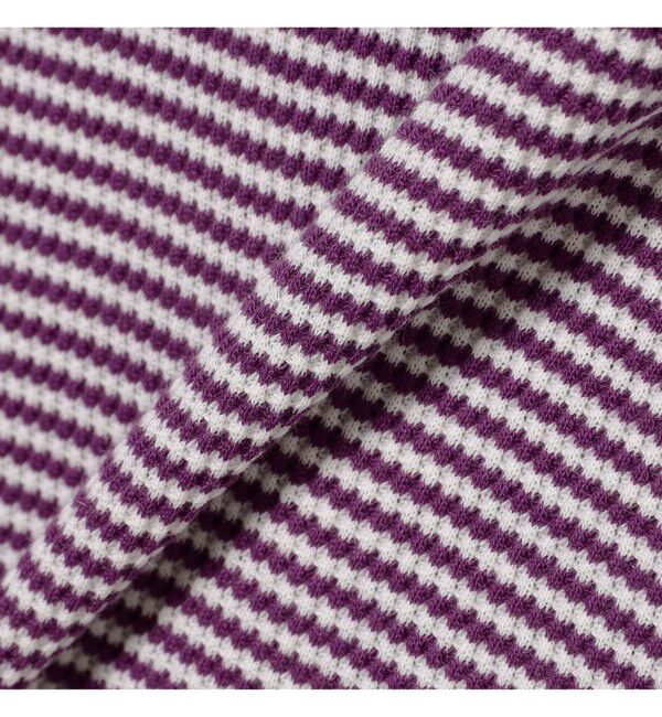 BEAMS SELECTION for WOMEN「【別注】Healthknit / ワッフル ボーダー Tシャツ」|Tシャツ・カットソー|