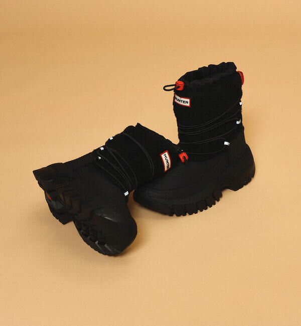 BEAMS SELECTION for WOMEN「【WEB限定】HUNTER / インシュレイティド ショート シェルパ スノー ブーツ」|その他|