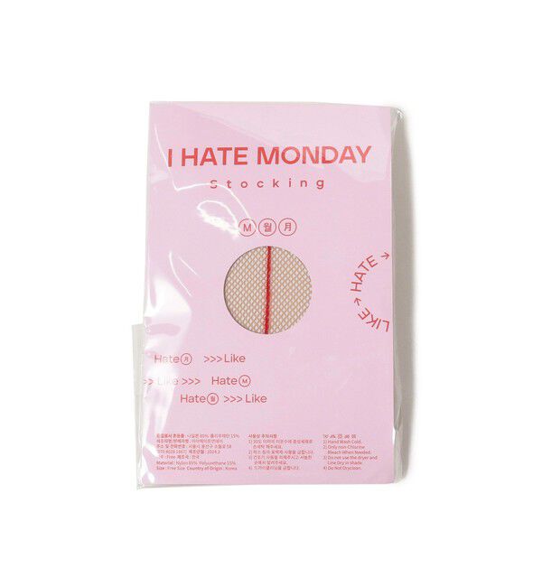 BEAMS SELECTION for WOMEN「I Hate Monday / Back Point ストッキング」|ソックス|