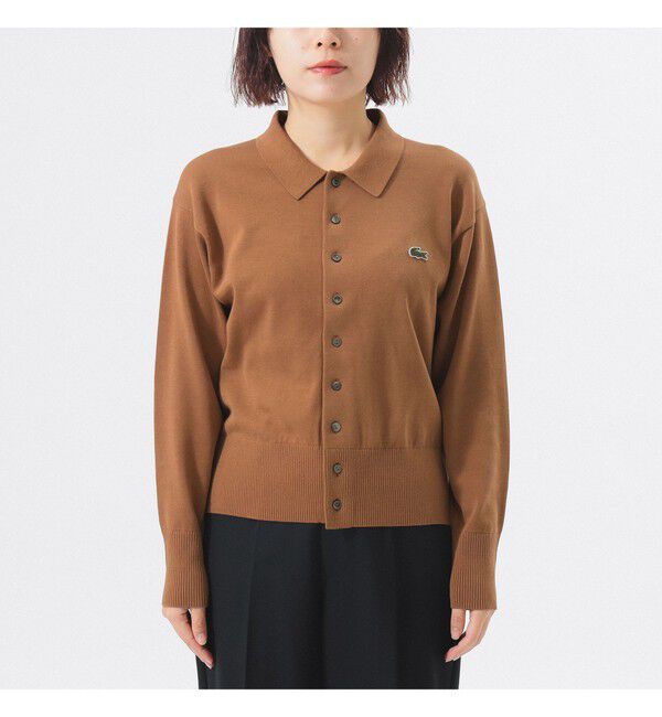 BEAMS SELECTION for WOMEN「【別注】LACOSTE / ポロ カーディガン」|ニット・セーター|