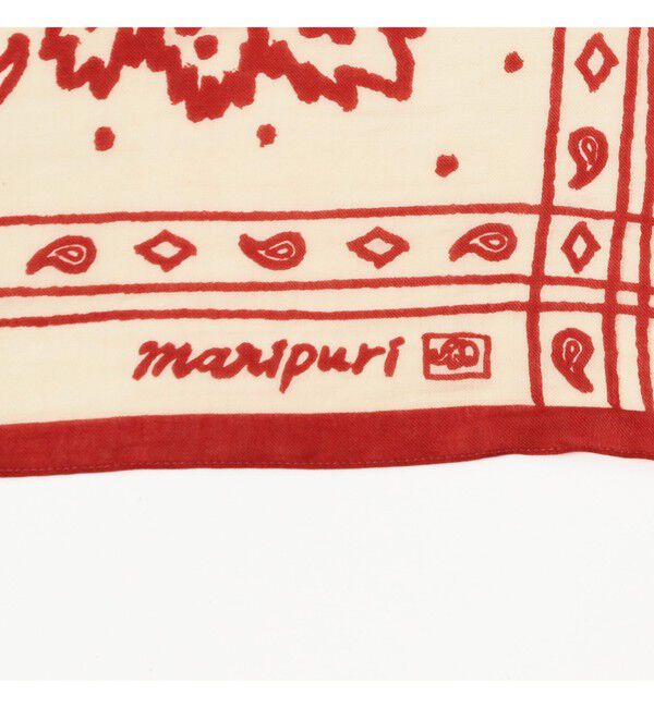 BEAMS SELECTION for WOMEN「ｍanipuri / メドウ バンダナ ストール」|ストール|