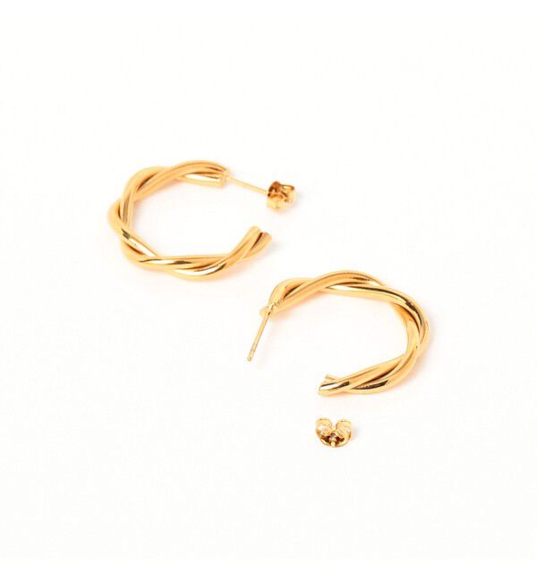 BEAMS SELECTION for WOMEN「Chalulu / ツイスト フープ ピアス」|ピアス|