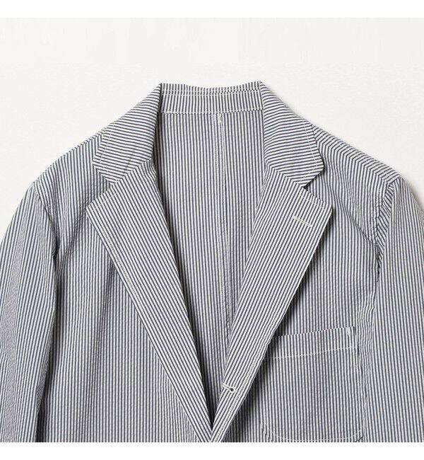 BEAMS PLUS「3B Shirt Jacket COOLMAX (R) Seersucker」|その他|