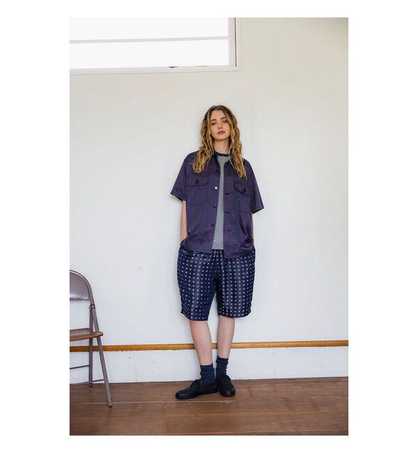 BEAMS PLUS「Easy Shorts Cupro Dot Pattern」|その他|