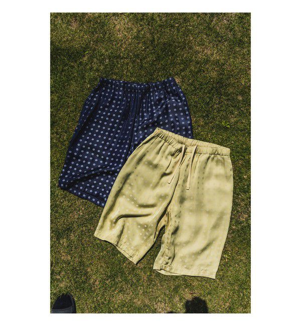 BEAMS PLUS「Easy Shorts Cupro Dot Pattern」|その他|