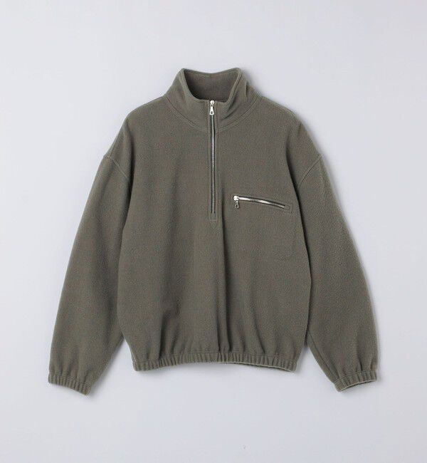 SHIPS「RIER: HALF ZIP FLEECE PULLOVER」|ブルゾン・スタジャン|グレー