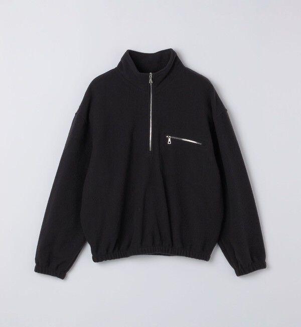 SHIPS「RIER: HALF ZIP FLEECE PULLOVER」|ブルゾン・スタジャン|ダークグレー