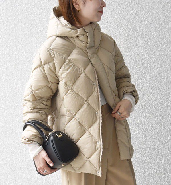 SHIPS any「【SHIPS any別注】TAION:〈手洗い可能〉パッカブル フード ダウン ジャケット」|ダウン|