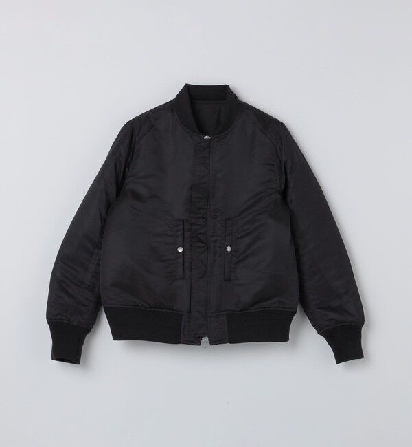 SHIPS「NOMARHYTHM TEXTILE:  Flower Embroidery Flight Jacket」|ブルゾン・スタジャン|