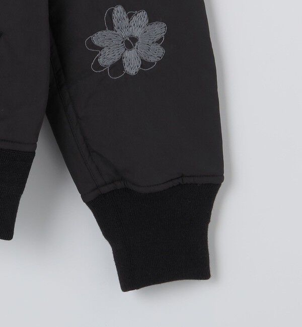 SHIPS「NOMARHYTHM TEXTILE:  Flower Embroidery Flight Jacket」|ブルゾン・スタジャン|
