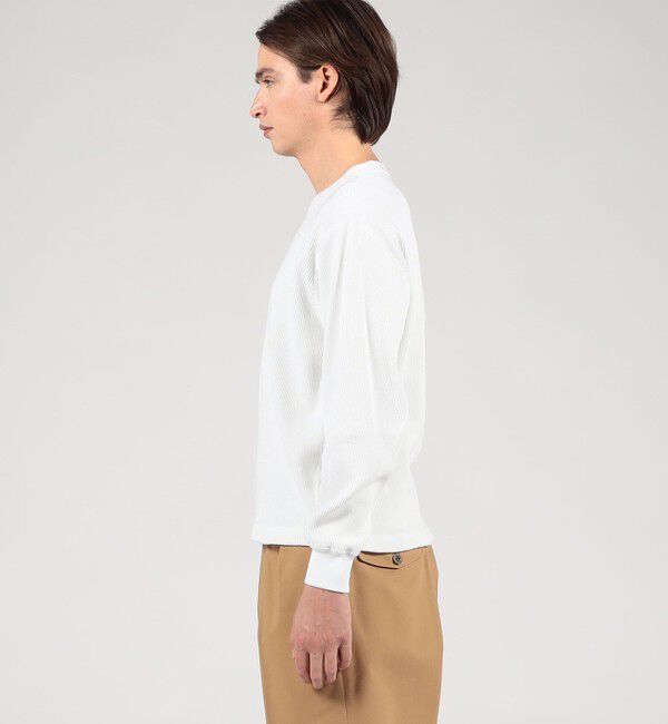 TOMORROWLAND MENS「スビンコットン ワッフル クルーネックカットソー」|Tシャツ・カットソー|