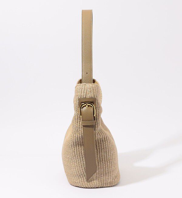 TOMORROWLAND GOODS「VIOLAd'ORO ラフィア ワンハンドル トートバッグ」|かごバッグ|
