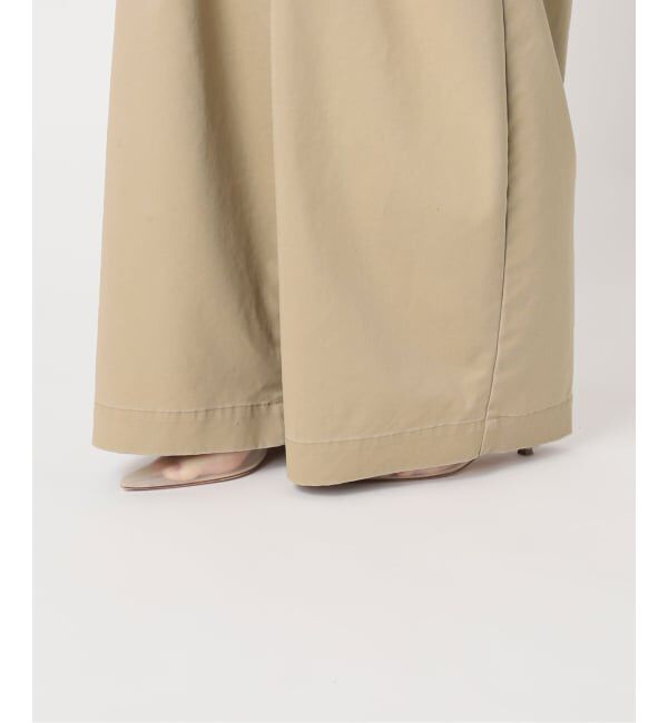 Plage「《追加》R&rsquo;IAM Super wide CHINO パンツ 4」|チノ|