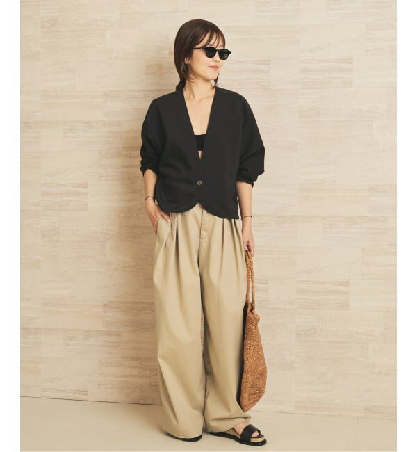 Plage「《追加》R&rsquo;IAM Super wide CHINO パンツ 4」|チノ|