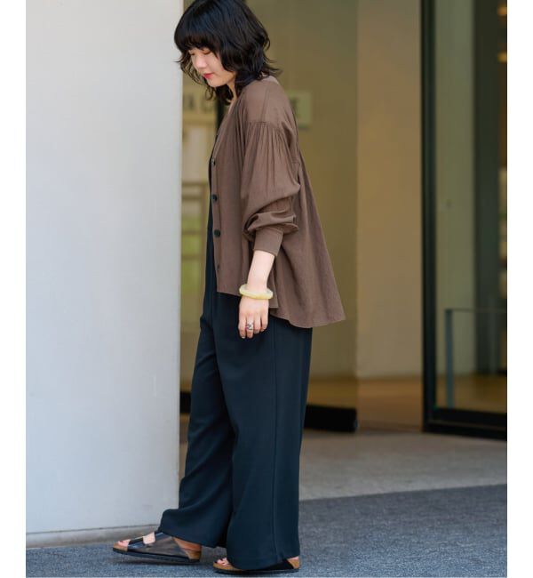 JOURNAL STANDARD relume「《追加5》T/R強撚ブラウス」|シャツ・ブラウス|