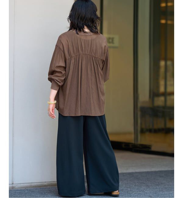 JOURNAL STANDARD relume「《追加5》T/R強撚ブラウス」|シャツ・ブラウス|