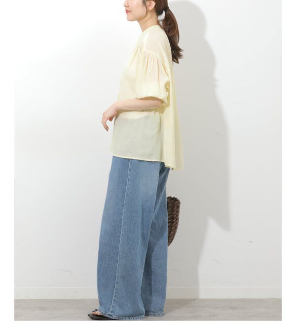 JOURNAL STANDARD relume「《追加5》T/R強撚ブラウス」|シャツ・ブラウス|