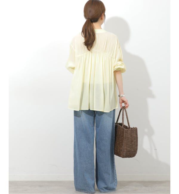 JOURNAL STANDARD relume「《追加5》T/R強撚ブラウス」|シャツ・ブラウス|