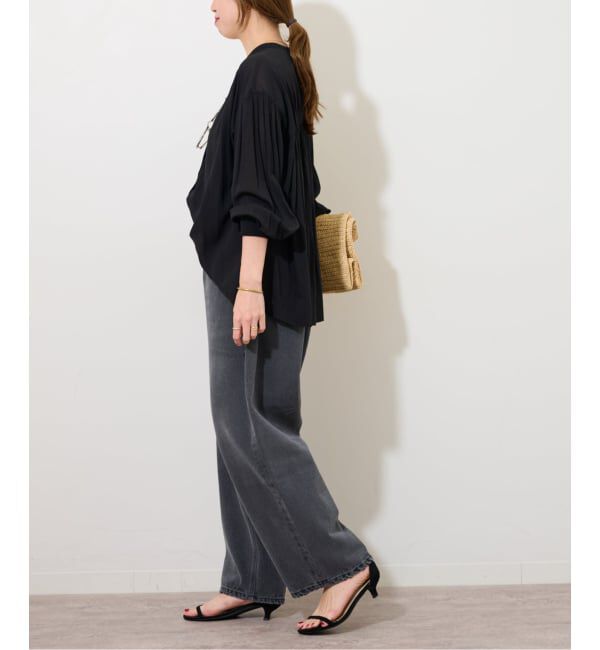 JOURNAL STANDARD relume「《追加5》T/R強撚ブラウス」|シャツ・ブラウス|