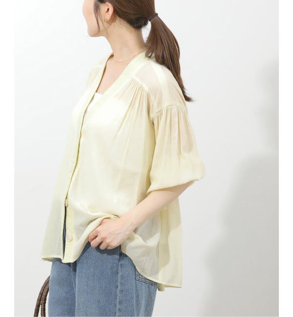 JOURNAL STANDARD relume「《追加5》T/R強撚ブラウス」|シャツ・ブラウス|