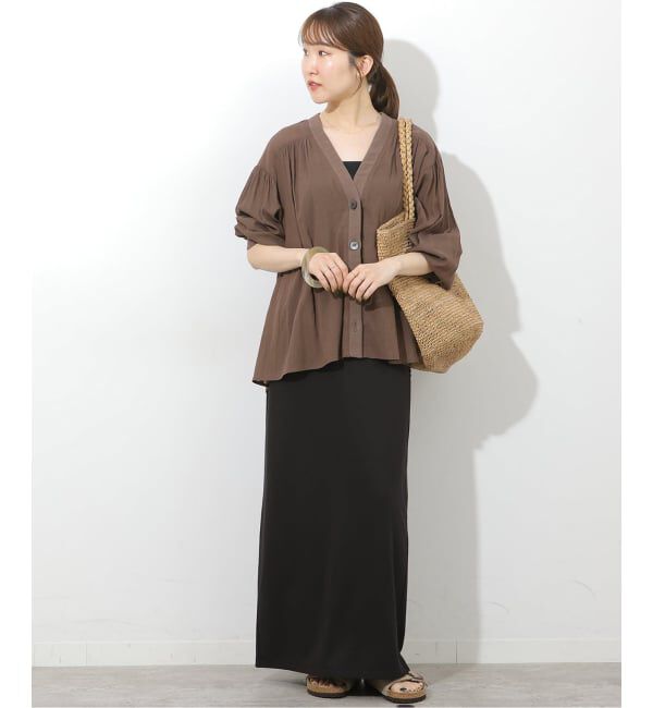 JOURNAL STANDARD relume「《追加5》T/R強撚ブラウス」|シャツ・ブラウス|