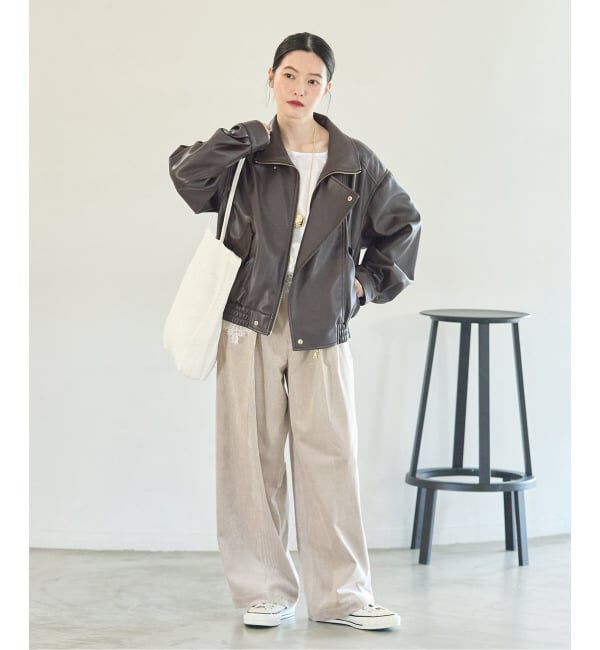 journal standard L'essage「《追加予約》ストレッチコーデュロイ 2タックパンツ」|その他|