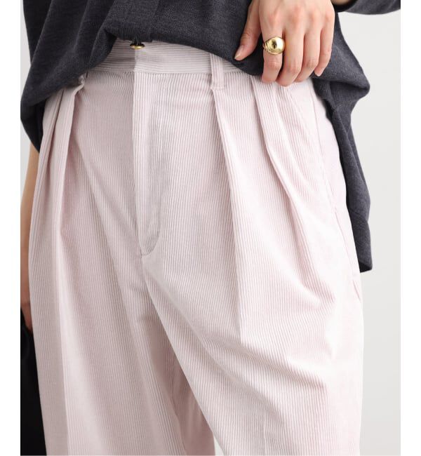 journal standard L'essage「《追加予約》ストレッチコーデュロイ 2タックパンツ」|その他|