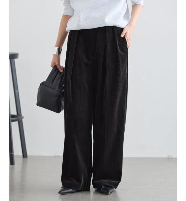 journal standard L'essage「《追加予約》ストレッチコーデュロイ 2タックパンツ」|その他|